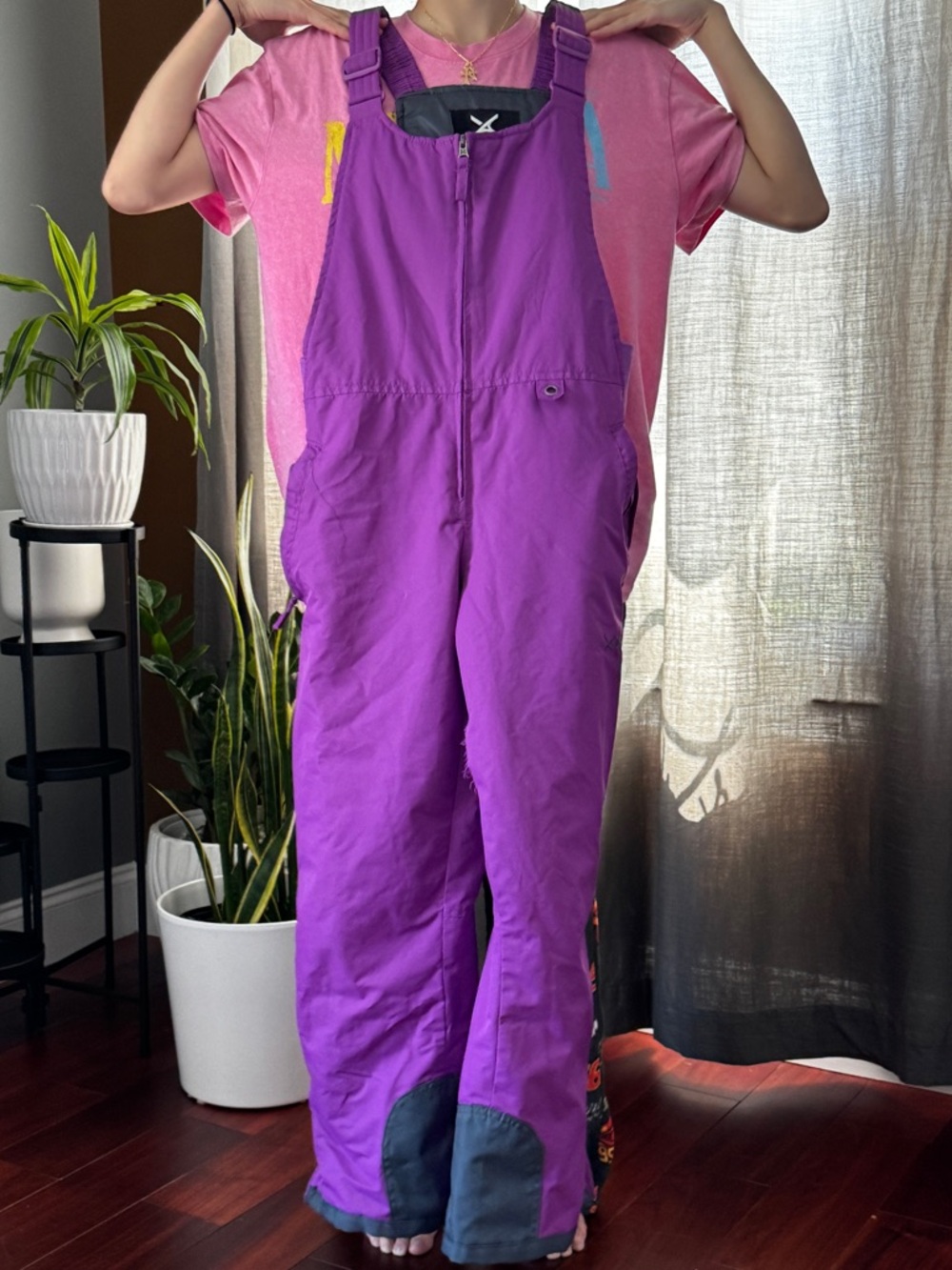 Arctix Women's Purple Insulated Bib Snow Overalls ( M) - Picture 15 of 15